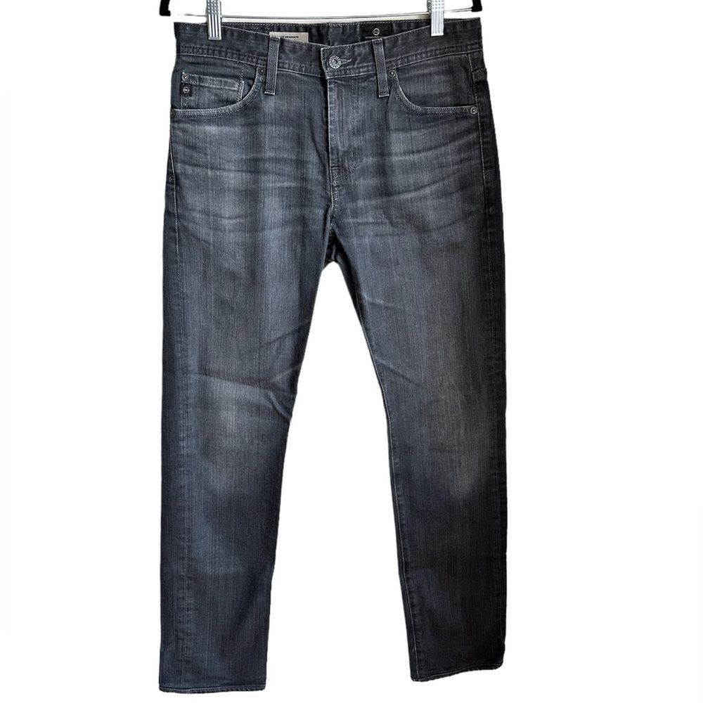 Adriano Goldschmied AG The Graduate Tailored Leg Jeans Mens‎ Size 30x34 gray